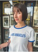 大人女性にもオススメ！ナチュラルミニボブ