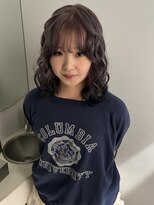 キオク(KIOX)&nbsp;ラベンダーグレージュ  グレー 裾カラー