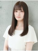 黒髪ストレート