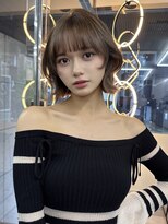 ラ キング(LA KING)&nbsp;着物ヘア/大人ガーリー/ダークアッシュ/似合わせカット/名古屋栄