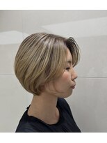 ピークアブー 表参道(PEEK-A-BOO) 丸みボブ×ルーツカラー