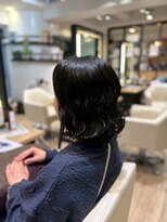 ジュイール(jouir)&nbsp;三鷹白髪ぼかしハイライトショートボブウルフショートカット韓国