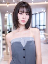 ケアリー 大泉学園(Carelly)&nbsp;デザインカラー/レイヤーカット/ウェットヘア/オリーブベージュ