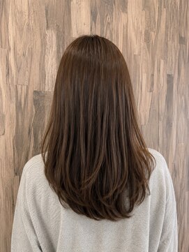 リゾートヘアー(Resort Hair) 艶ブラウンレイヤーロング♪