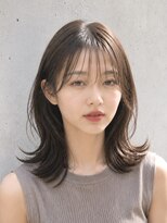 ラミ(L'ami)&nbsp;《吉田光ノ丞》外はねくびれミディアム/ミディアムレイヤー
