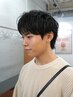 【お仕事終わりに◎】メンズカット＋プチヘッドスパ＋眉カット　￥6600→