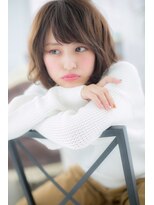 ミック ヘアアンドビューティー 大山店(miq  Hair&Beauty)&nbsp;ランダムカール♪のキュートボブ