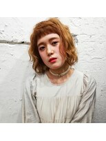 ジェナ(Jena)&nbsp;ヌーディーオレンジ×ショートウェービーボブ