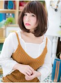 *bliss戸田公園*斜めバング×くせ毛風◎重めスタイルボブディa