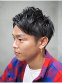 【メンズシャビ/メンズ専門】Tomiアップバング×爽やかショート