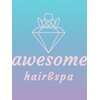 オーサム(awesome hair&spa)のお店ロゴ