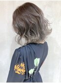 シルバーグレージュグラデーション_クールショート_ba306493
