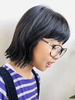 アオヘアーガーデン(ao hair garden)&nbsp;【ao hair garden】キッズ×外はねボブ×メガネ
