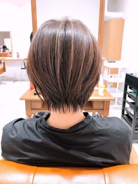 ネイロ 錦糸町(NeiRo) マロンベージュ Aラインボブドレスヘアかきあげロング