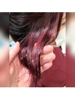 ネオリーブルカ 御茶ノ水店(Neolive Luca)&nbsp;初めてピンクカラーは"インナーカラー"もオススメ！