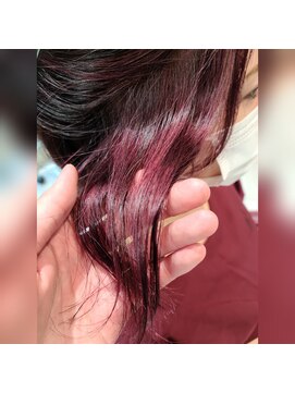 ネオリーブルカ 御茶ノ水店(Neolive Luca) 初めてピンクカラーは"インナーカラー"もオススメ!