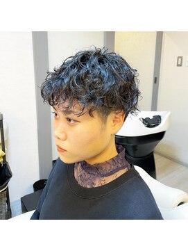 クロリ 淡路店(Chlori) ジェンダーレス刈り上げショート×スパイラルパーマ