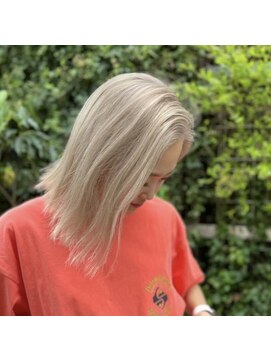 アンククロス 表参道(ANKH CROSS) ケアブリーチで作るホワイトブロンド