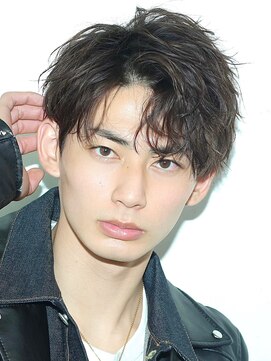 リップス 表参道店(LIPPS) ツーブロック前下がりマッシュ【かきあげアレンジ】