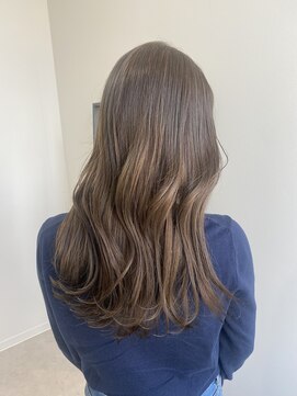 キュエム(Cuem) 【Cuem 小原】ブリーチなし ダブルカラー フォギーベージュ