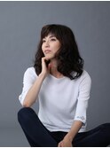 20代30代40代☆愛されウェーブセミディ♪髪質改善トリートメント