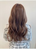抜け感ロング×シースルーバング