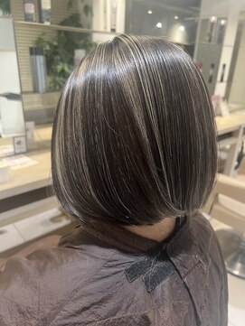 アース 綱島店(HAIR&MAKE EARTH) グレージュスジ感ハイライト