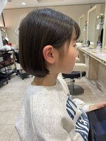 アッシュ 仙川店(Ash)&nbsp;キッズカット　ショートボブ　可愛い　収まる　乾かすだけ