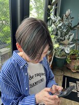 ビハインドザカーテン(BEHIND THE CURTAIN)&nbsp;白髪ぼかし×デザインカラー×ハイライト