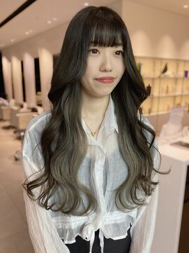 ステア ケース(stair case) 韓国風ロング小顔カット巻き髪髪質改善トリートメント