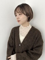 セシルヘアー(CECIL hair) ショートボブ×ツヤベージュカラー
