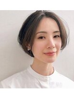 ライムヘアービューティフィー(Lime hair beautify)&nbsp;小顔センターパートショート【白髪染め、エイジングケア、花園】