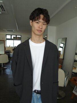 ポール(pole) センターパート