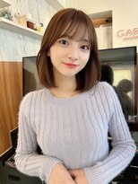 ガーデン 渋谷(GARDEN)&nbsp;くびレイヤー前髪ありイメチェンアンブレラカラーこなれミディ