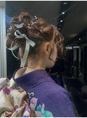 和装×洋風ヘアアレンジ