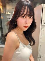 リリー(Lilley)&nbsp;【lilley 稲永麻衣】レイヤーカット+ダブルカラー+韓国ヘア