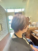 エルサフィロ ヨドヤバシ(el zafiro yodoyabashi) 【el zafiro yodoyabashi】白髪馴染ませアッシュショート