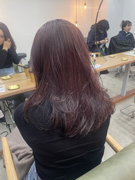 アル 心斎橋(alu) オリーブグレー/小顔に見せるヘア/ココアベージュ