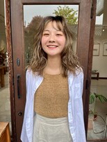 チャコ ジー(cyaco g)&nbsp;ミディアムパーマ/グレージュカラー