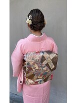 シファ(sifa)&nbsp;訪問着×アップスタイル