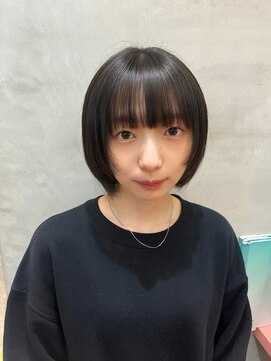 ロンドポレール 北千住(Lond polaire) ミニウルフレイヤーカット顔周り前髪韓国ショートボブ