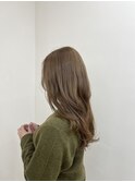 松山市 10代 20代 30代 オリーブベージュ レイヤーカット