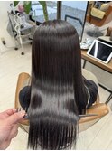 髪質改善ストレート×黒髪ロング