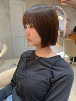 ロンド エスポワール 錦糸町(Lond espoir)&nbsp;くびれヘア/アプリコットオレンジ/ボブ/髪質改善/縮毛矯正/