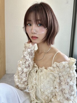 ロンドプロフィール 浦和(Lond profil) ブリーチなしカラー伸ばしかけヘア簡単スタイリング小顔ヘア