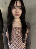 ハッシュカット　ロングハイレイヤー