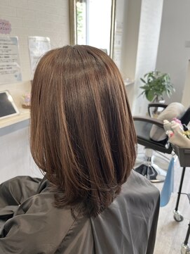 ソエル(soel) ベージュ系カラー酸熱トリートメントで艶髪