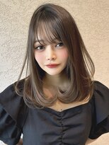 ロンド アンブル 四条烏丸(Lond ambre) 平野実花/くびれ/レイヤーカット/髪質改善/ブラウン/カラー