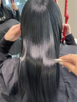 ワンカラー/ブリーチカラー/髪質改善/ハイトーンカラー