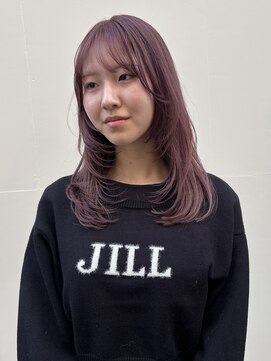 ロッソ 西荻窪(ROSSO) ブリーチ1回でできるピンクベージュ